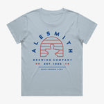 Load image into Gallery viewer, Women&#39;s Liberty Anvil Tee - Light Blue - AleSmith Brewing Co.
