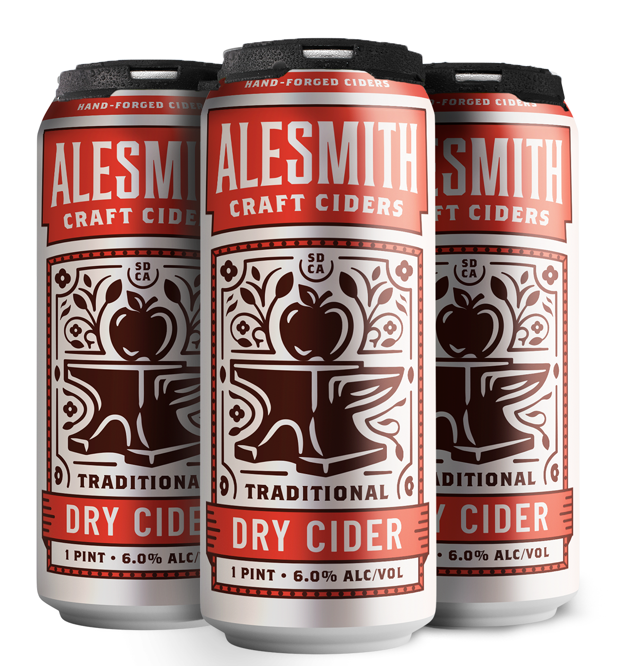 Traditional Dry Apple Cider (6.0% ABV) 16oz Cans