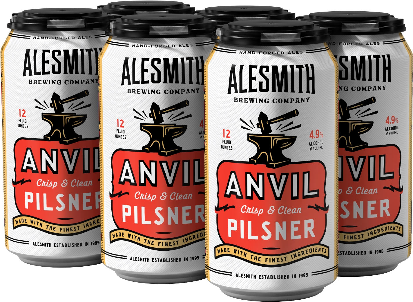 Anvil Pilsner (4.9% ABV) 12oz Cans