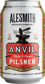 Load image into Gallery viewer, Anvil Pilsner (4.9% ABV) 12oz Cans
