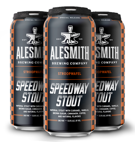 Speedway Stout: Stroopwafel Edition (12% ABV) 16oz Cans – AleSmith Speedway Stout: Stroopwafel Edition (12% ABV) 16oz Cans – AleSmith