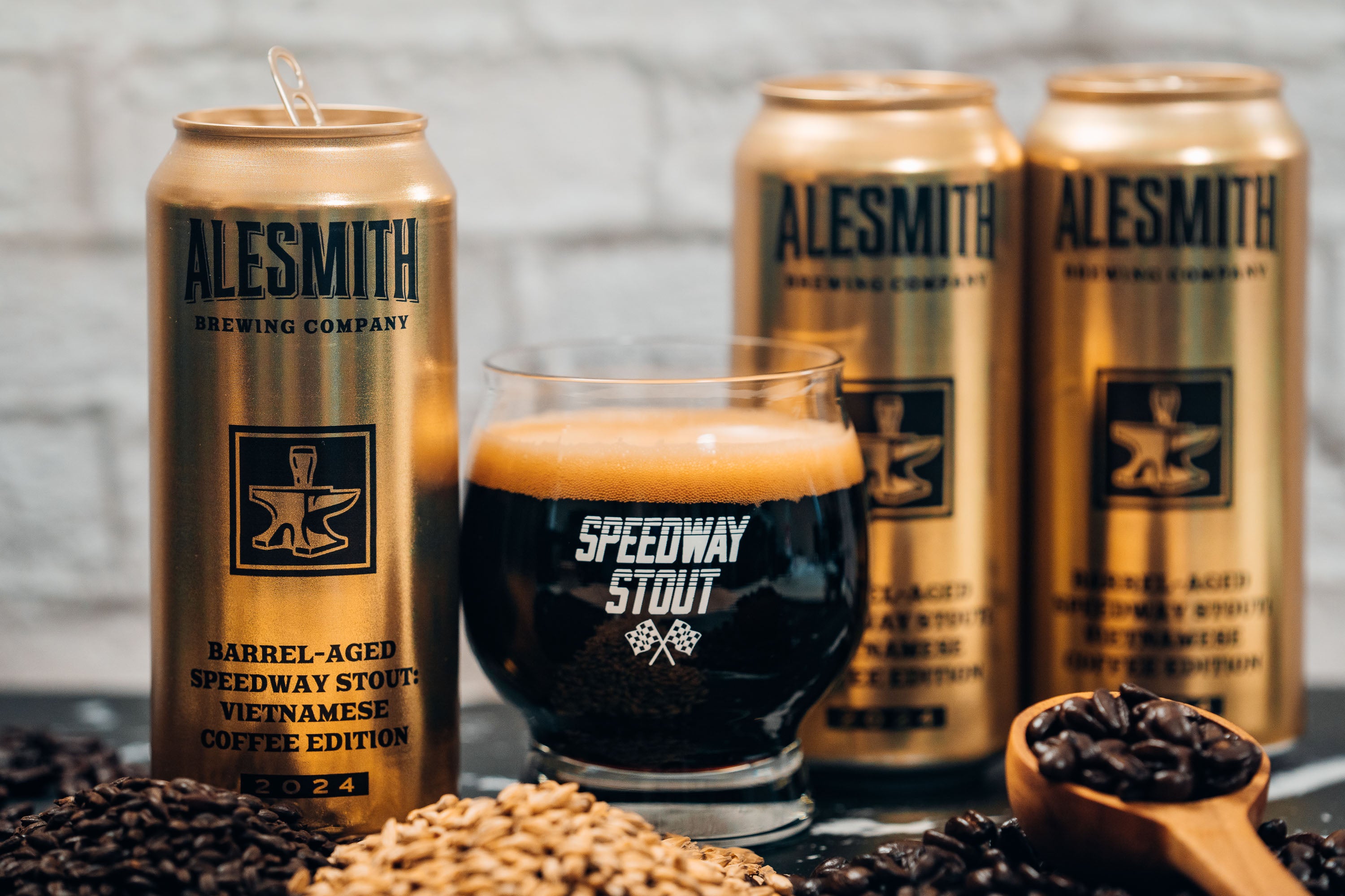 Barrel-Aged Speedway Stout: Vietnamese Coffee (2024, 13.6% ABV) 16oz can