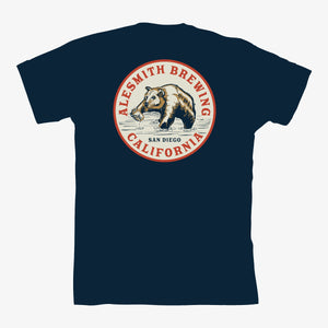 California Bear Tee - Navy