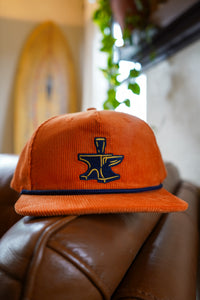 Corduroy Anvil Hat - Orange