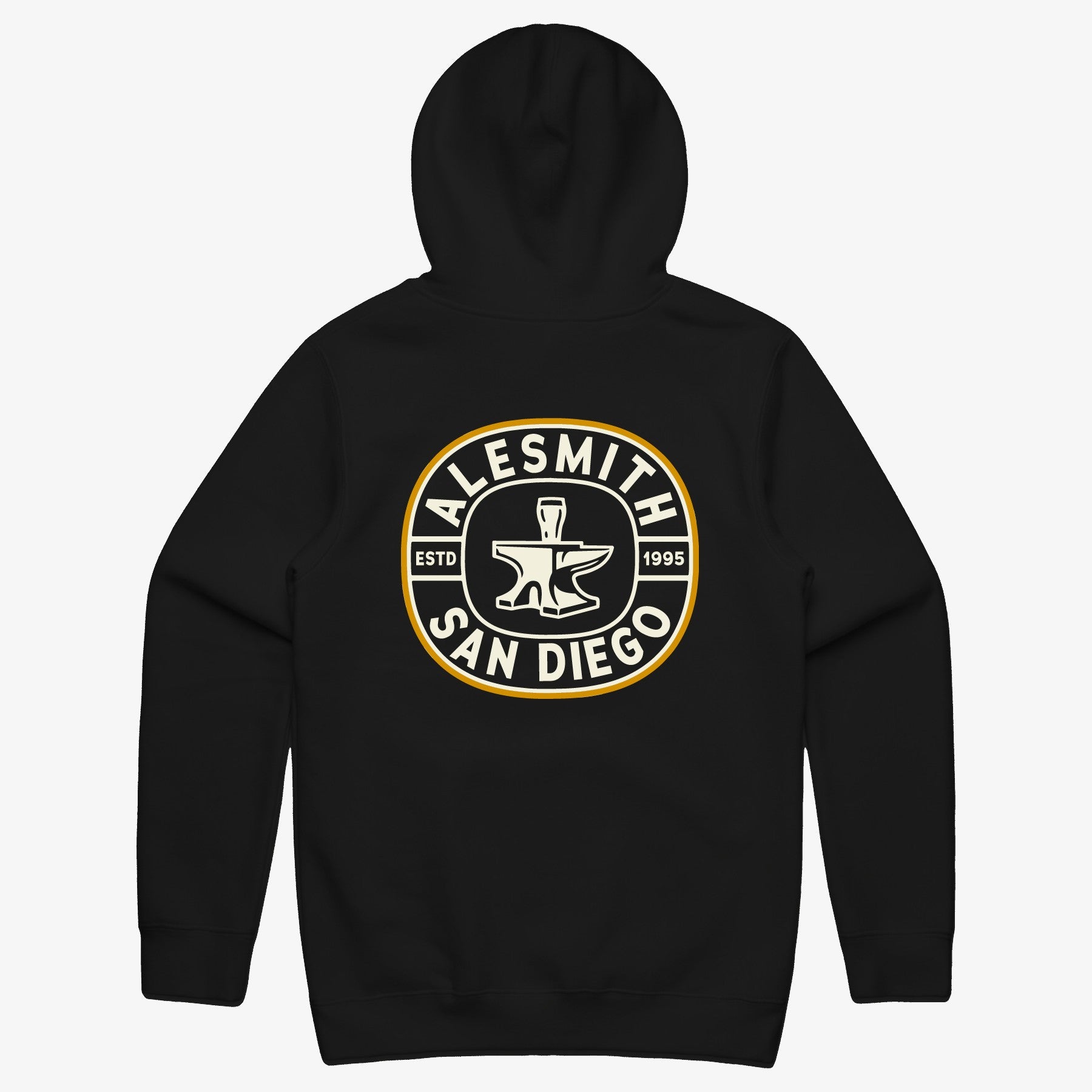 Anvil Postage Pullover Hoodie - Black