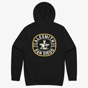 Anvil Postage Pullover Hoodie - Black
