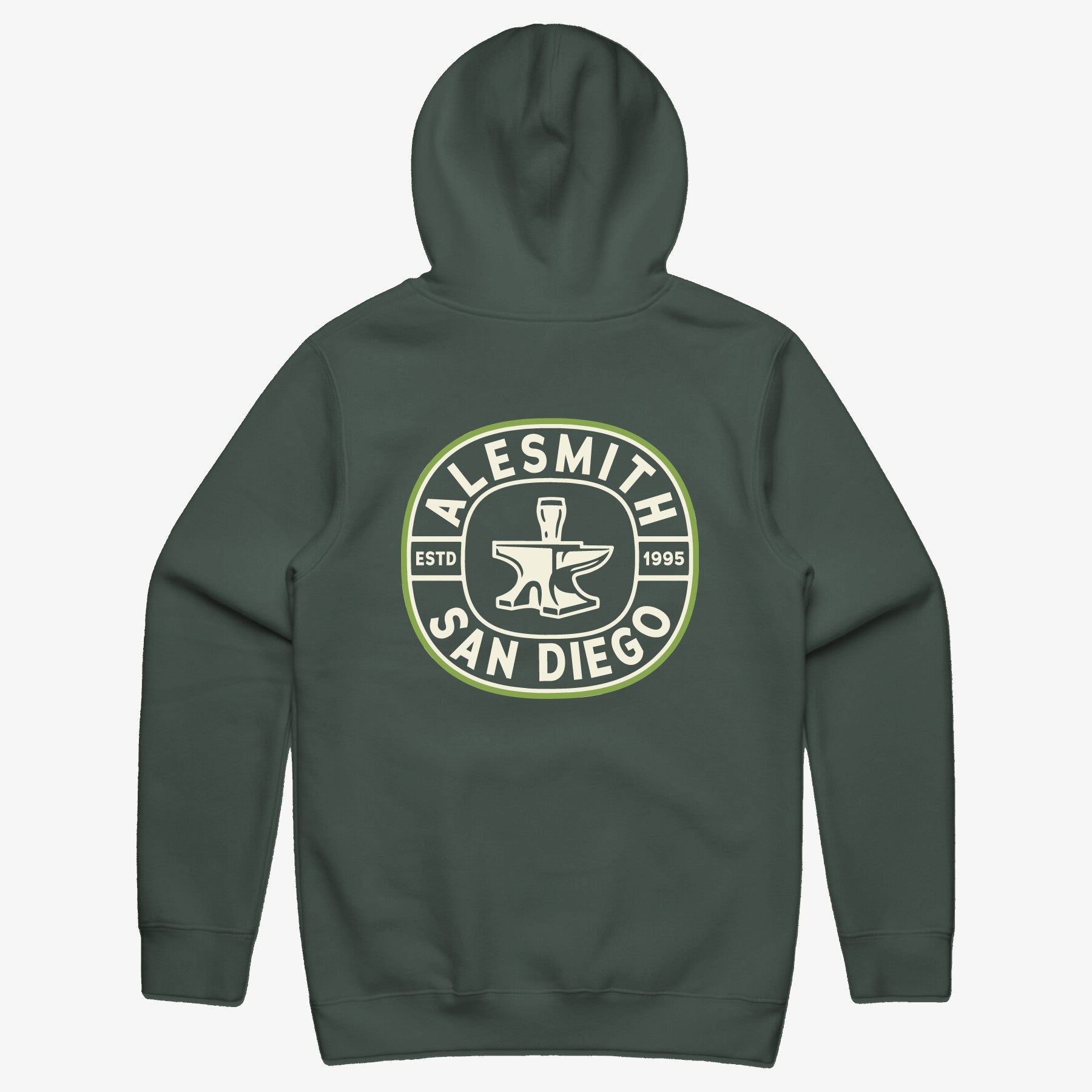 Anvil Postage Pullover Hoodie - Alpine Green