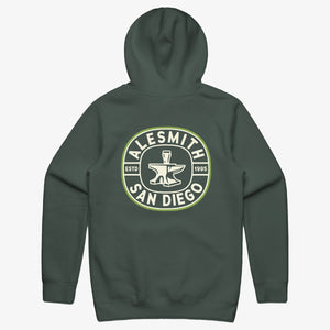 Anvil Postage Pullover Hoodie - Alpine Green