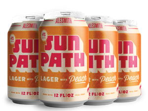 Sun Path Peach Lager (4.0% ABV) 12oz Cans