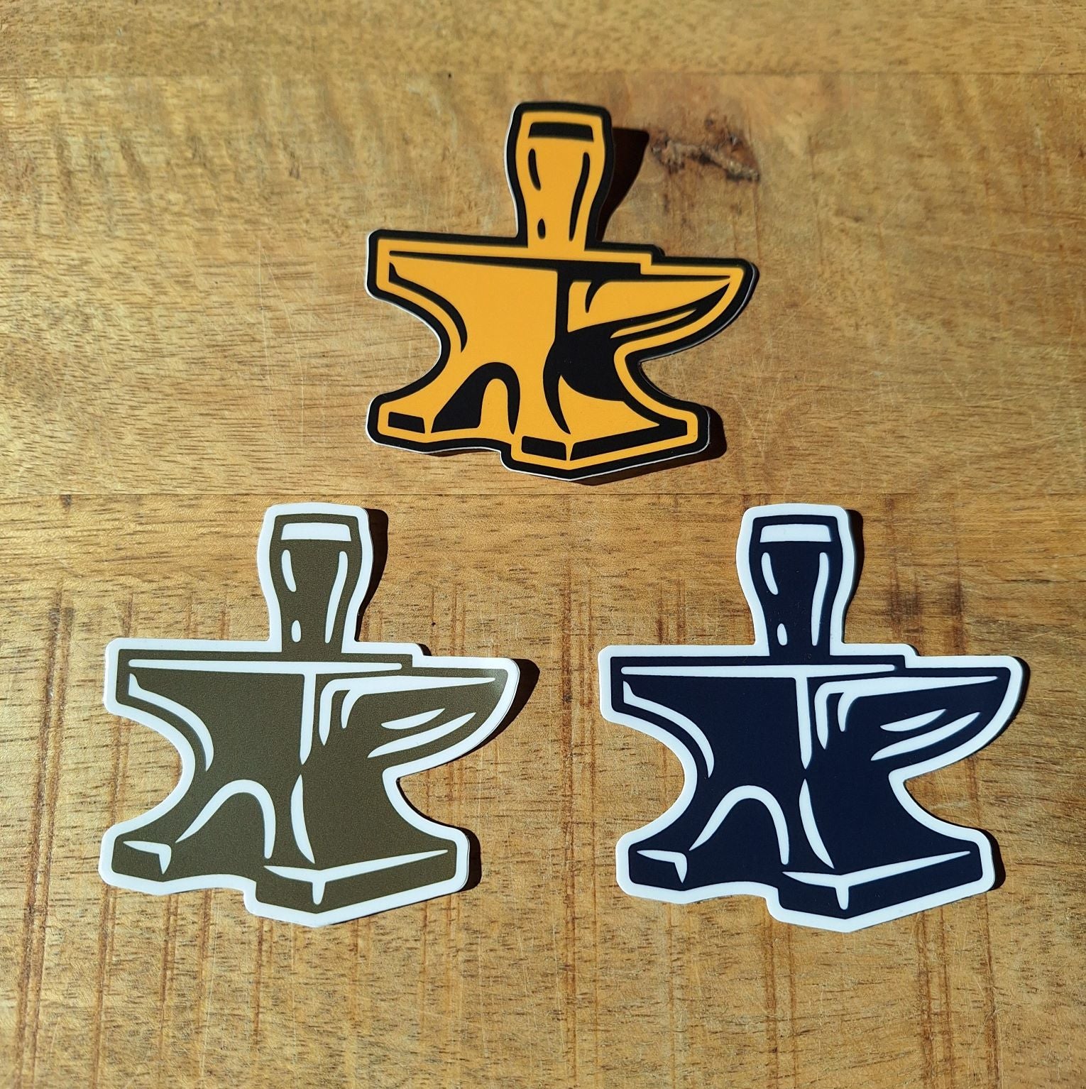 Anvil Stickers - 3 colors