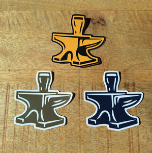 Anvil Stickers - 3 colors