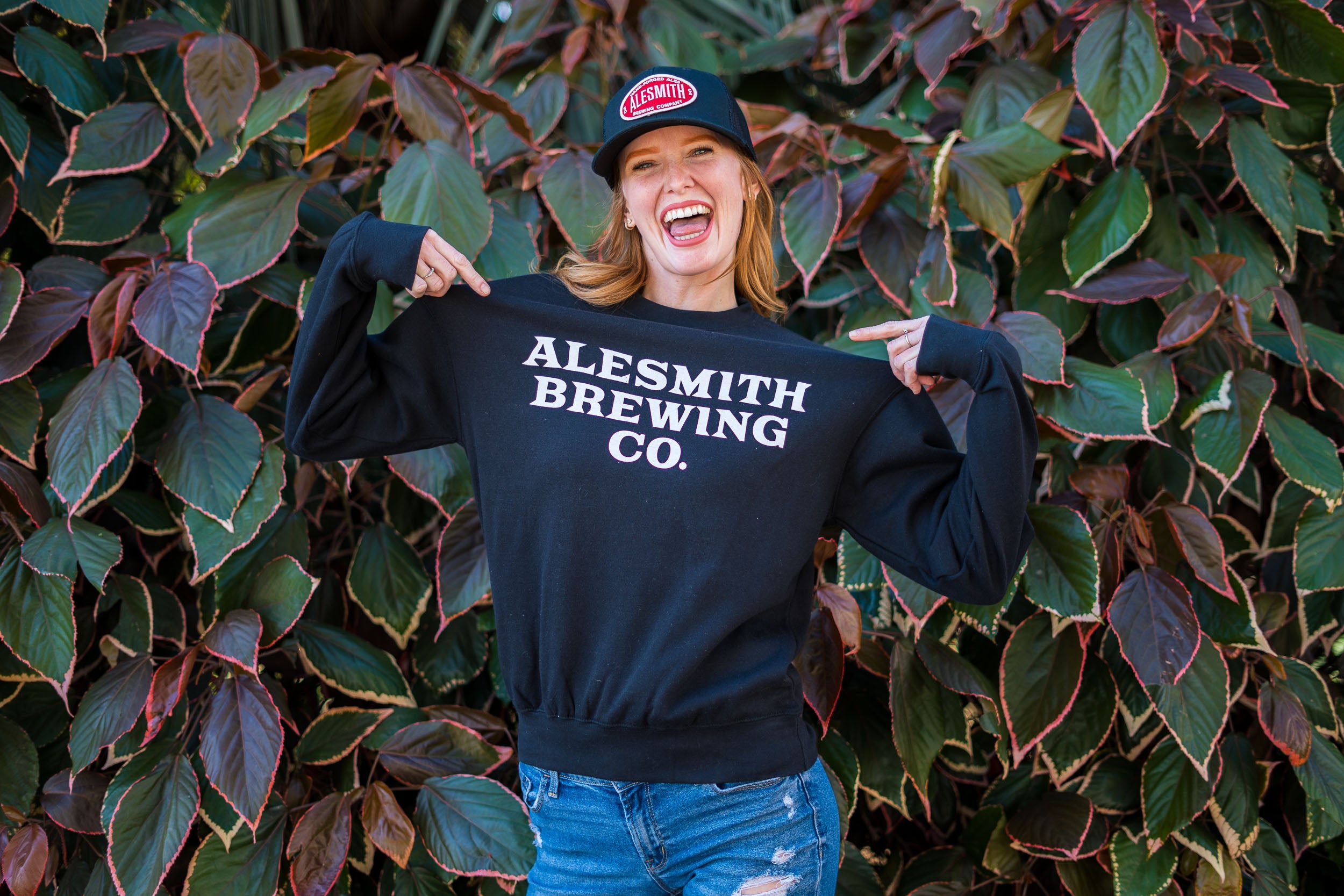 Wordmark Crewneck Sweatshirt - Black - AleSmith Brewing Co.