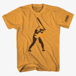 Load image into Gallery viewer, .394 Batter T-Shirt - Brown or Gold - AleSmith Brewing Co.
