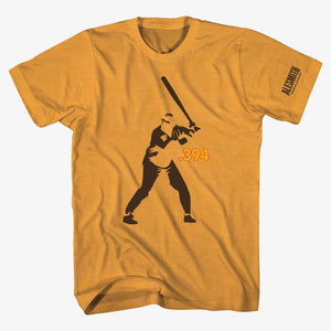 .394 Batter T-Shirt - Brown or Gold - AleSmith Brewing Co.