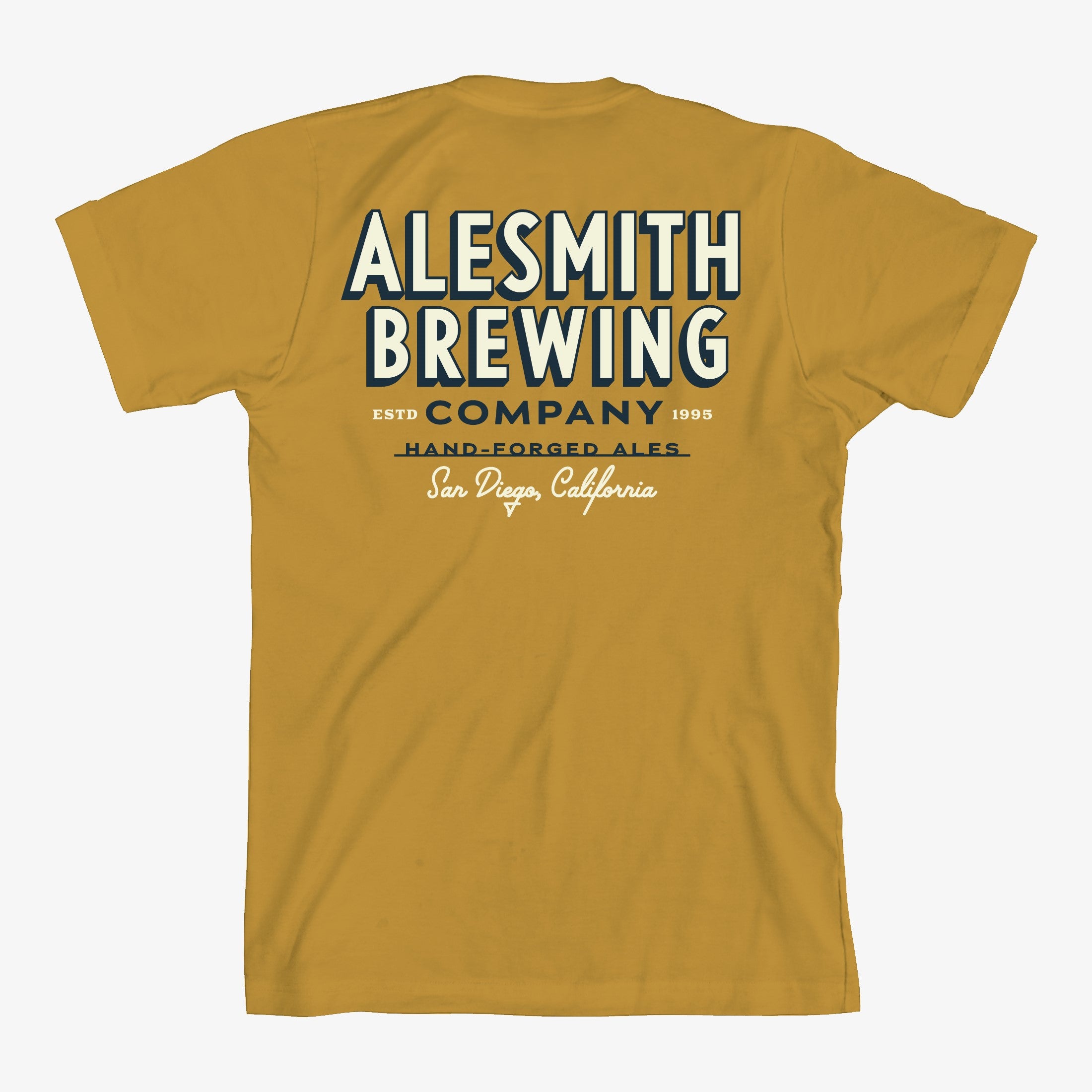 Beer Camp Tee - Gold - AleSmith Brewing Co.