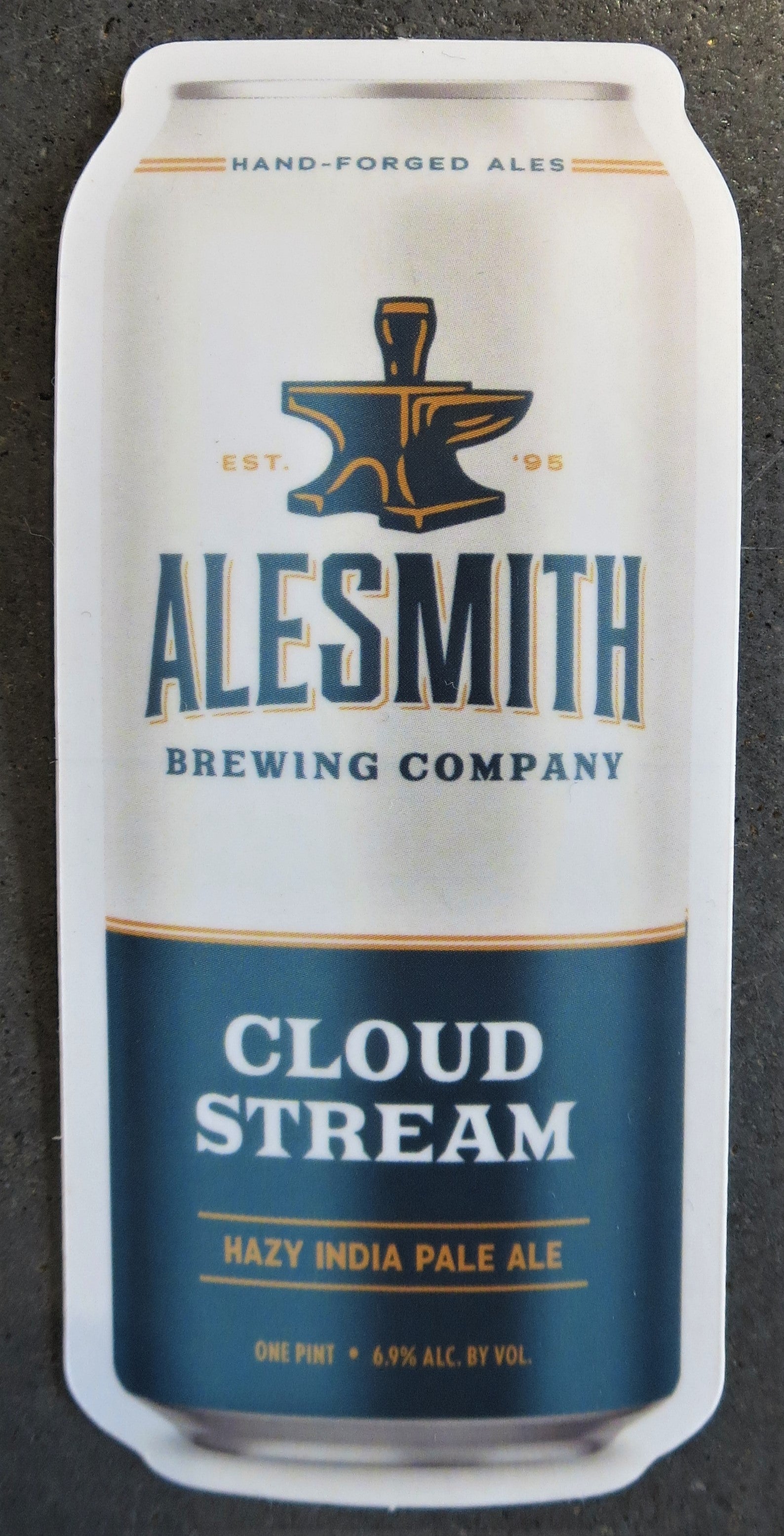 Cloud Stream Can Sticker - AleSmith Brewing Co.