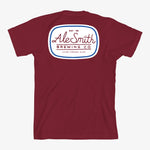 Load image into Gallery viewer, Diner Script Tee - Red - AleSmith Brewing Co.
