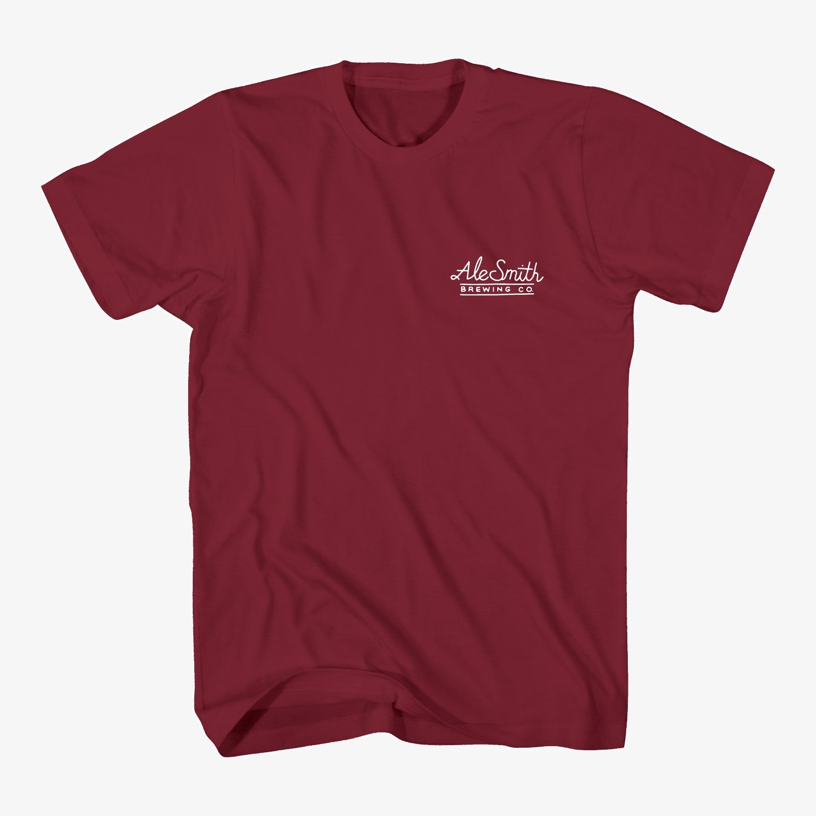 Diner Script Tee - Red - AleSmith Brewing Co.