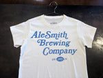 Load image into Gallery viewer, Women&#39;s Cheers Tee - Vintage White / Blue - AleSmith Brewing Co.
