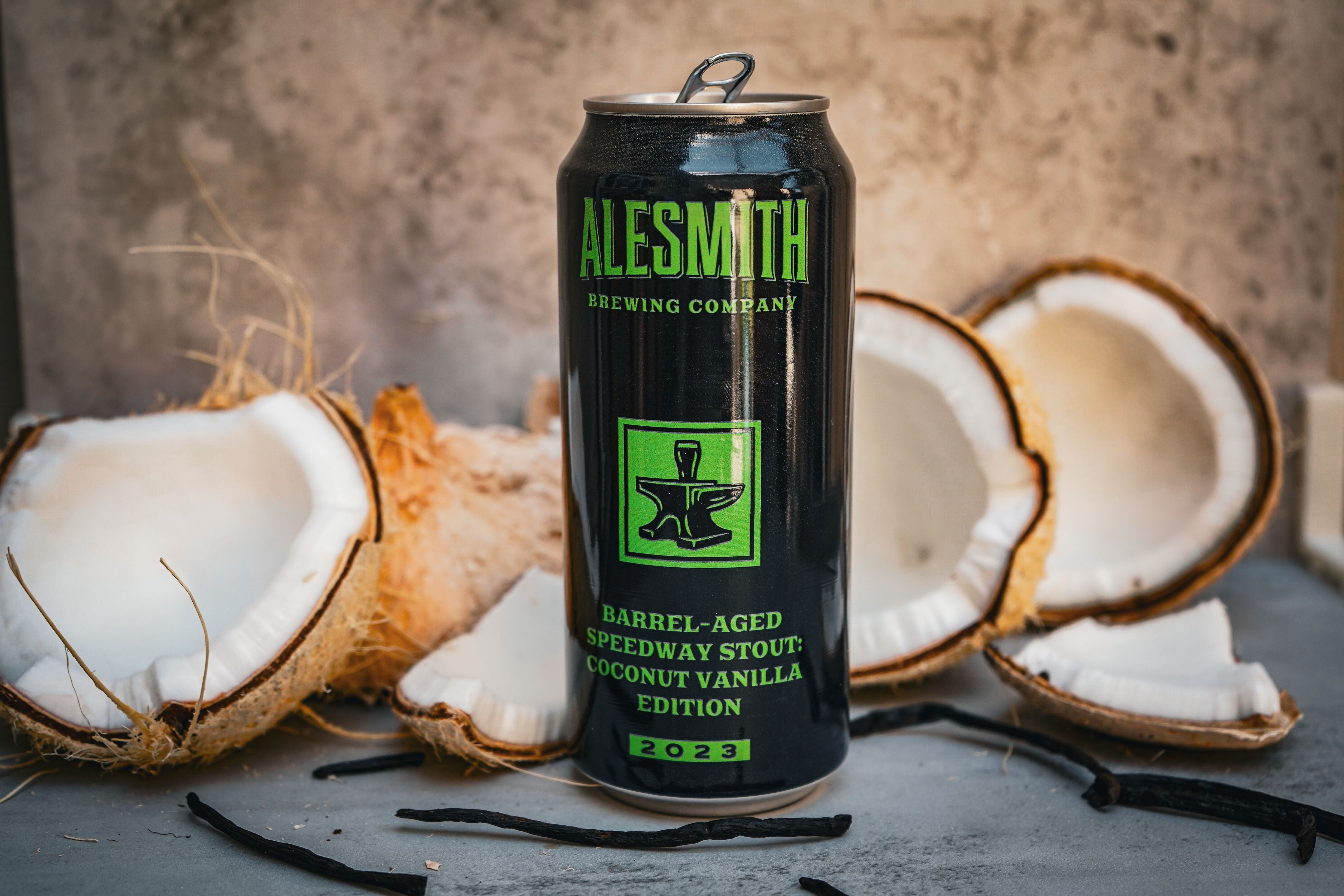 BASS: Coconut Vanilla (2023, 13.2% ABV) 16oz can - AleSmith Brewing Co.